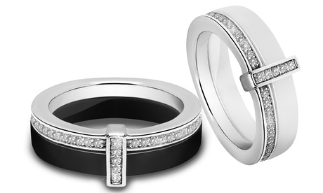Selection de bagues en céramique et cristaux Swarovski®