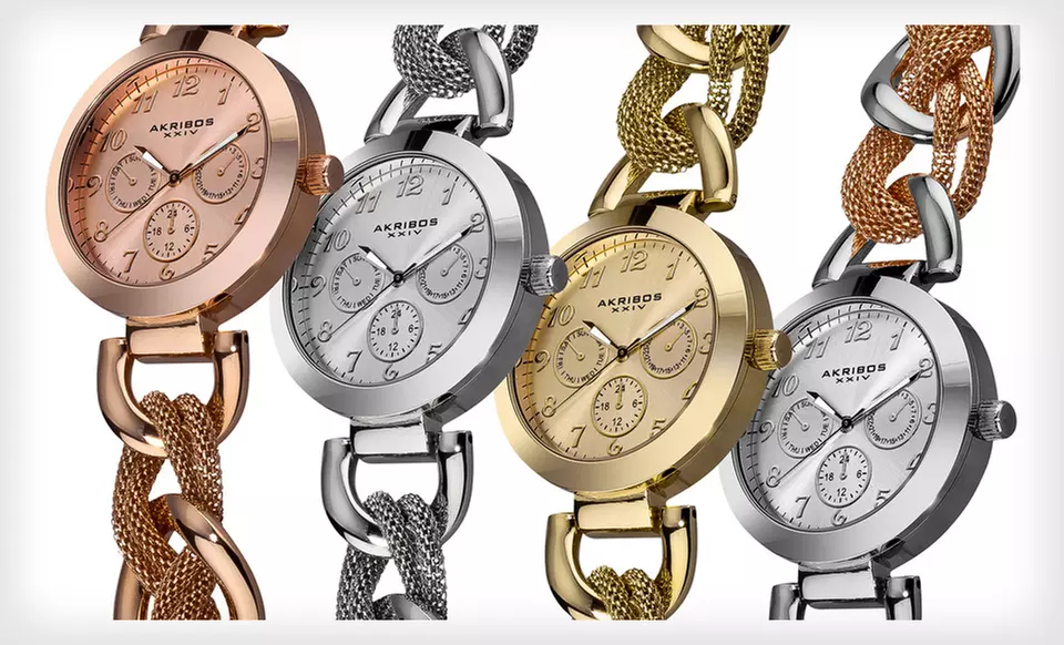 Akribos XXIV Women's Watches (Up to 89% Off). 12 Styles Available. Free Shipping and Free Returns. - Second Medium