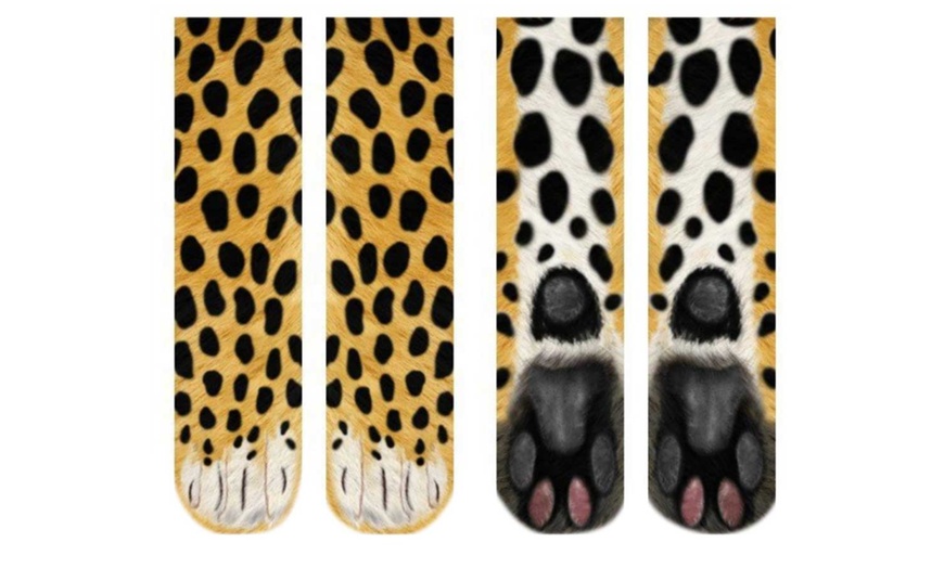 Image 5: Animal Paw Printed Socks