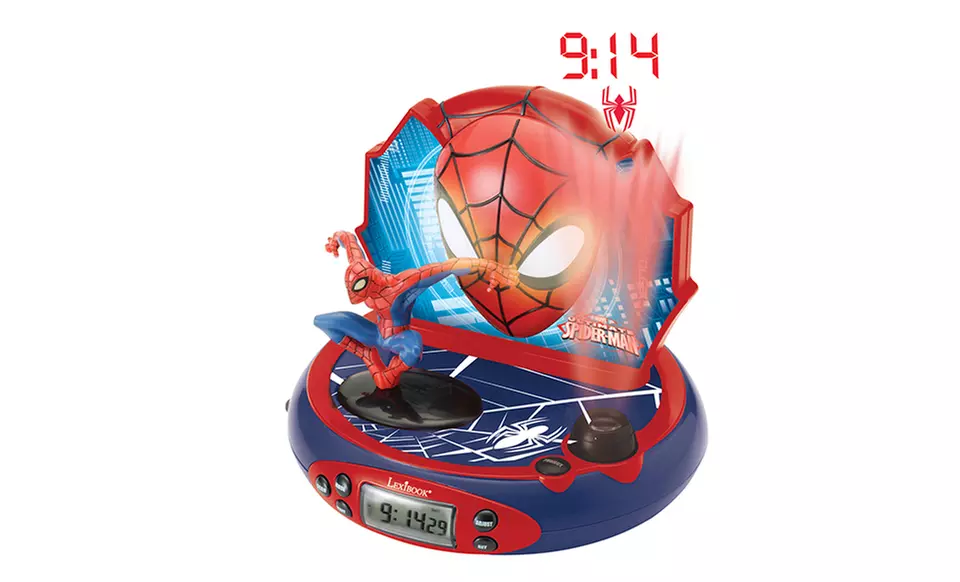 Ultimate Spider-Man Projection Alarm Clock. Free Returns. - Primary Image