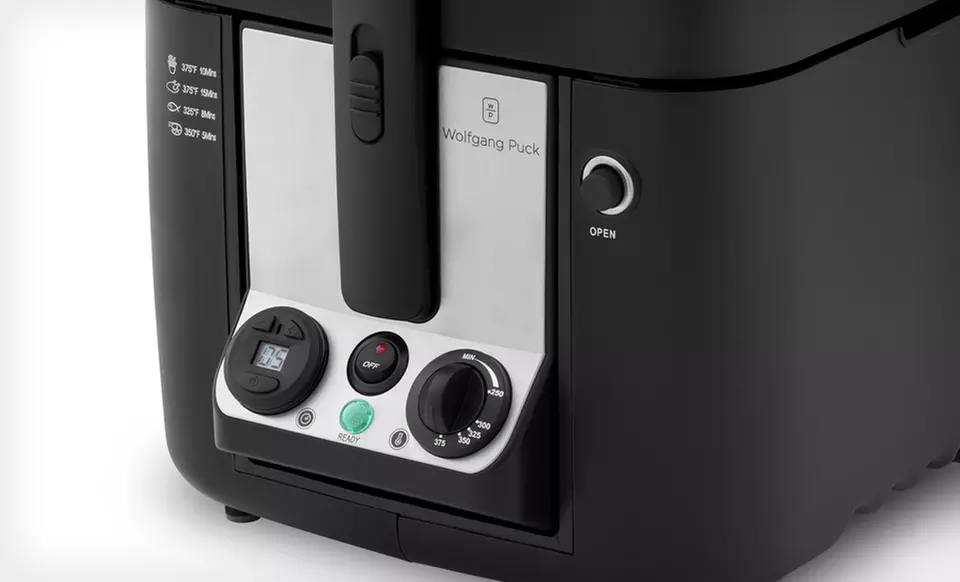$64.99 for a Wolfgang Puck 3-Liter Programmable Cool-Touch Deep Fryer ($129.99 List Price). Free Shipping and Returns. - Second Medium