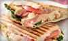 $12 for Three Sandwiches, Wraps, or Paninis with Sides at Tequesta Coffee Lounge (Up to $26.85 Value)