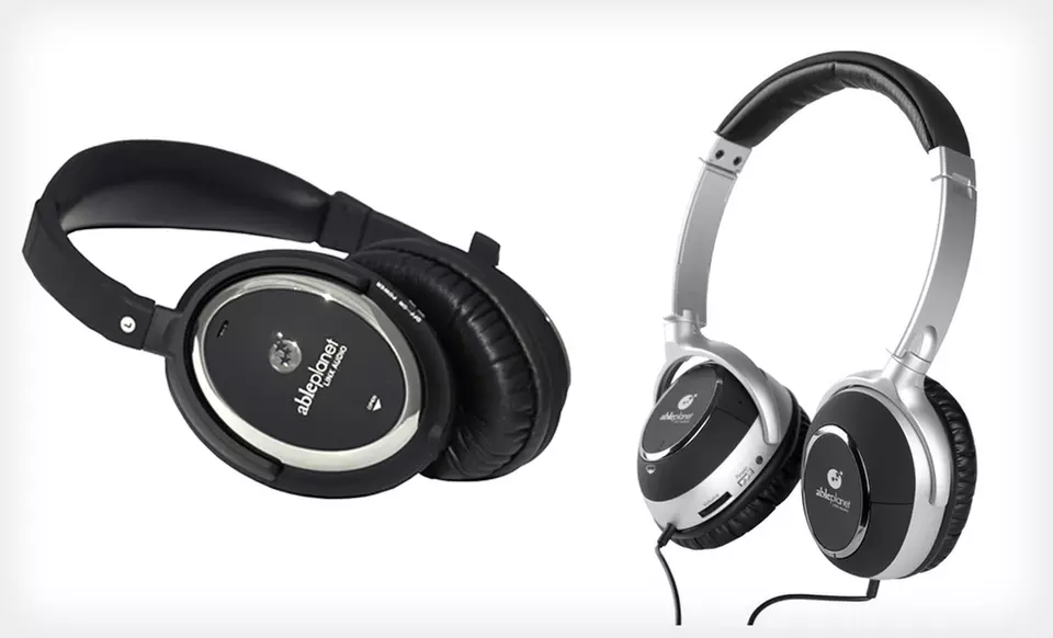 Able Planet Noise-Canceling Headphones (Up to 71% Off). Two Options Available. Free Shipping.  - Primary Image