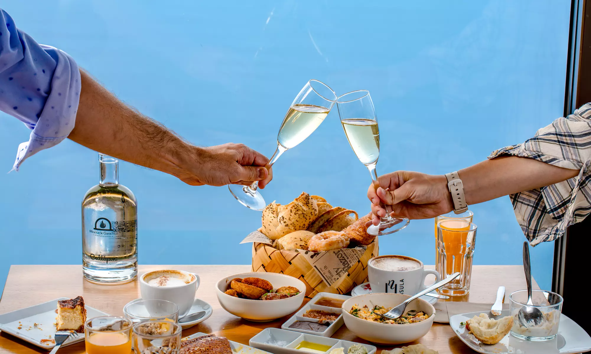 Menú degustación para 2 personas con vistas panorámicas