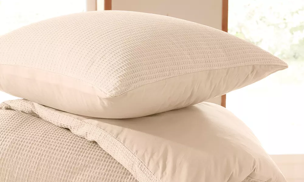 Honingraat katoenen dekbedovertrek set