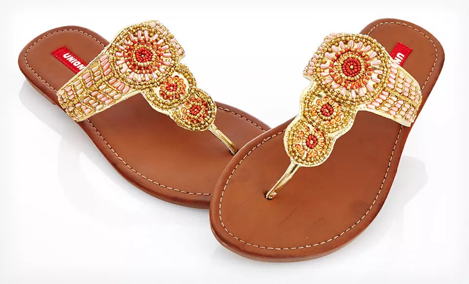 $19.99 for Unionbay Women's Lion Thong Sandals ($45 List Price). 27 Options Available. Free Shipping and Returns. - Second Medium