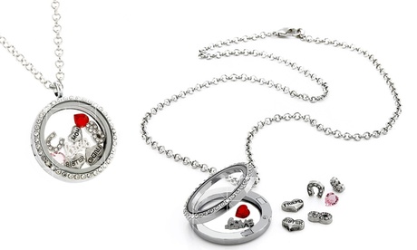 Collana Locket Memories con 8 charme