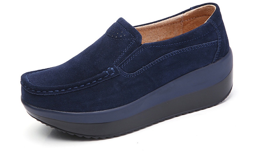 Image 6: Slip-On Platform Loafers