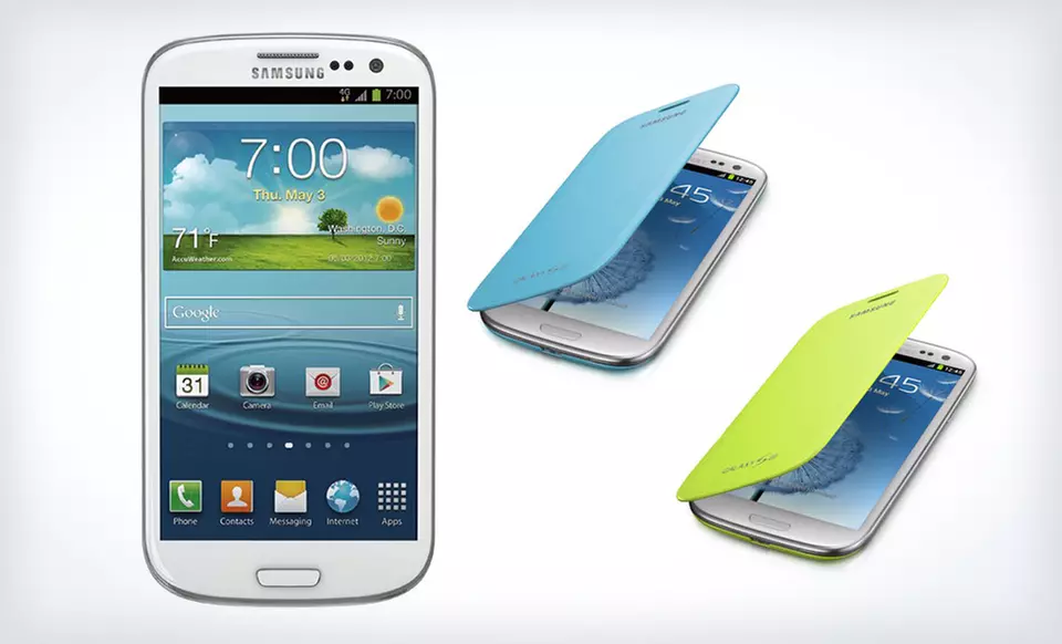 $9.99 for Samsung Galaxy S III 4G LTE Bundle for Verizon Wireless ($179.97 List Price). - Primary Image