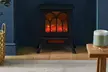 Wintem retro elektrische haard met vlammen en houtblokken - Image 3