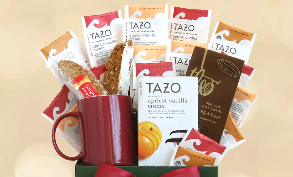 Tazo Tea Temptations Gift Basket - Primary Image