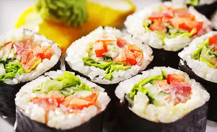 $15 for Japanese Dinner with Appetizer, Soup, Bento Box and Drinks for Two at Hiro Japan Xpress ($31.07 Value) - Primary Image