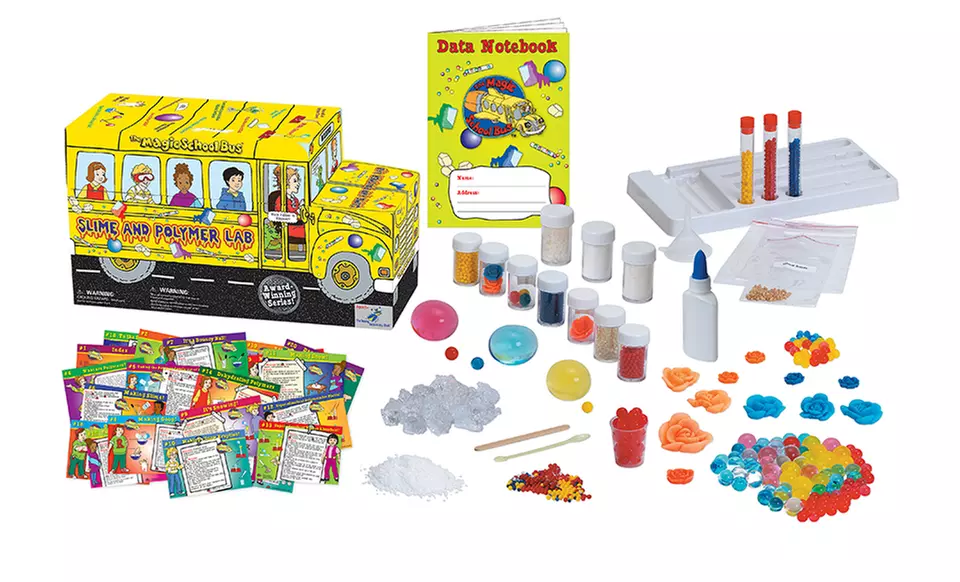The Magic School Bus Kids' Slime and Polymer Lab Kit. Free Returns. - Primary Image