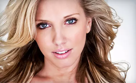 Haircut Package with Style, Highlights, or Permanent Straightening from Misa Moon at La Moon Beauty Co. (Up to 76% Off) - Primary Image