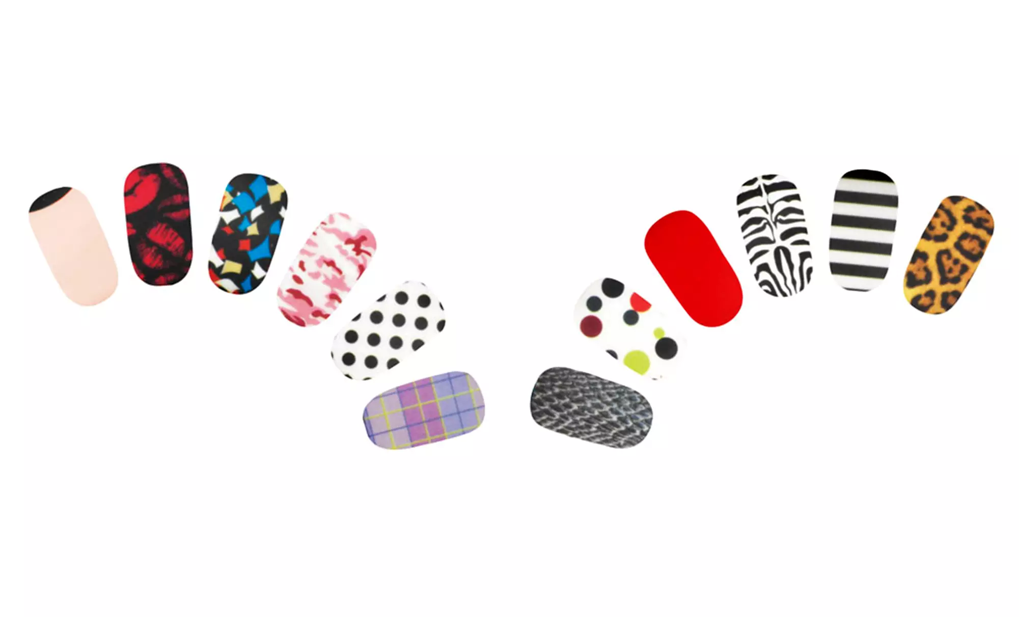 12-Pack of Runway Nail Stickers - Primary Image