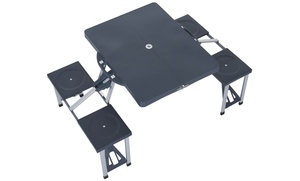 Outsunny Portable Picnic Table and Chair