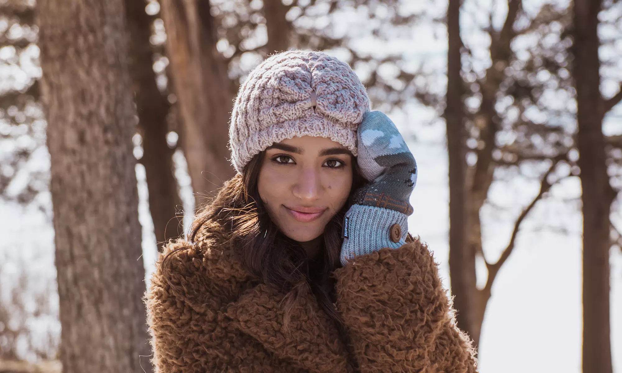 Muk Luks Women's Sheep Turban Hat - Primary Image