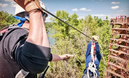 $37 for a 3.5-Hour Zipline Tour ($75 Value) - Primary Image
