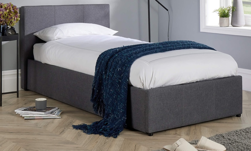 Image 2: Horizon Side Lift Ottoman Bed and Mattress Bundle