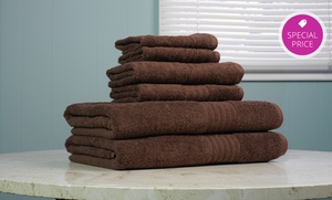 Luxurious 100% Egyptian Cotton Spa Collection 6-Piece Towel Set