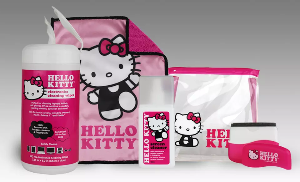 $8.99 for a Hello Kitty 5-Piece Electronics Cleaning Set ($24.98 List Price). Free Returns. - Primary Image