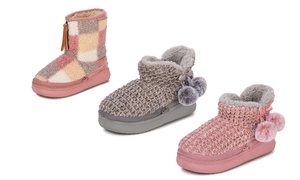 Cosy Winter Slipper Boots with Heated Pouches