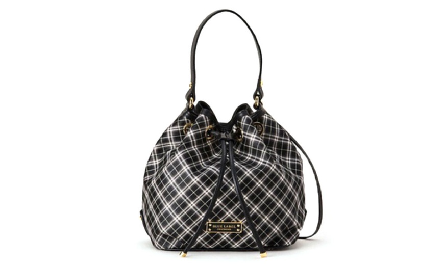 Blue label 2024 bucket bag