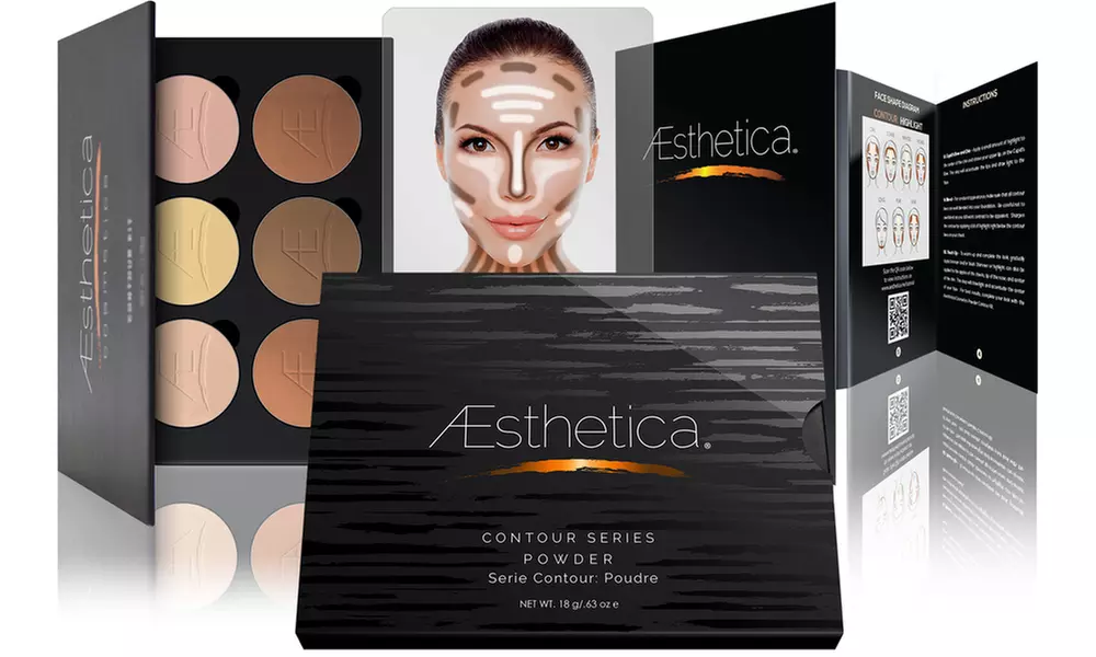 Aesthetica Powder Contour and Highlighting Kit (6-Color) - Primary Image
