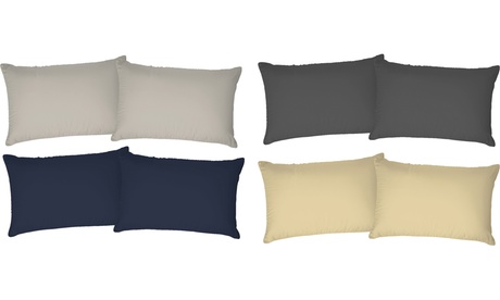 1 o 2 coppie di federe Elegant disponibili in vari colori