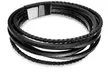 Men's Leather Bracelet with Magnetic Clasp by Akor - Second Medium