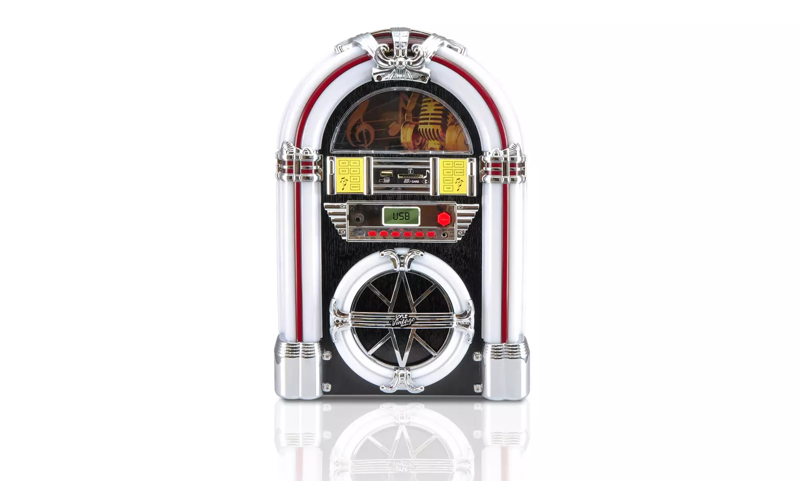 Pyle Wireless Bluetooth Jukebox Speaker System - Second Medium
