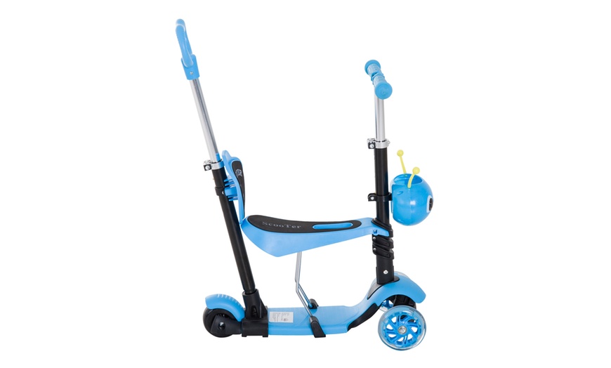 Image 5: 5-in-1 Toddler Three Wheels Mini Kick Scooter