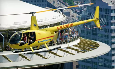 $135 for a Helicopter Tour for Three from SeattleHeliTours.com by Classic Helicopter Corp ($272.50 Value) - Primary Image