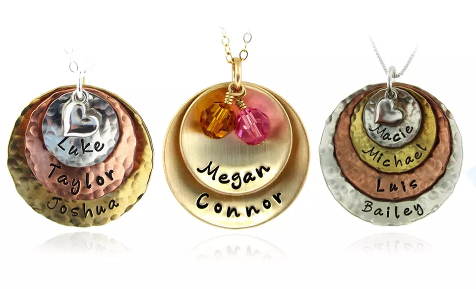 Custom Jewelry from AJ's Collection (Up to 51% Off). Multiple Designs Available. Free Shipping. - Primary Image