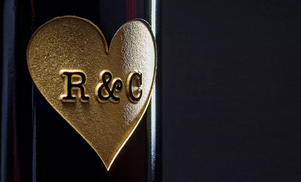 Custom-Etched Bottle of Wine from Miramonte Winery - Second Medium