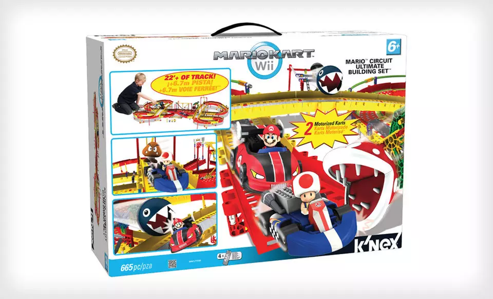 $79 for a K'NEX Mario Circuit Ultimate Building Set ($120.99 List Price). Free Shipping and Free Returns. - Primary Image
