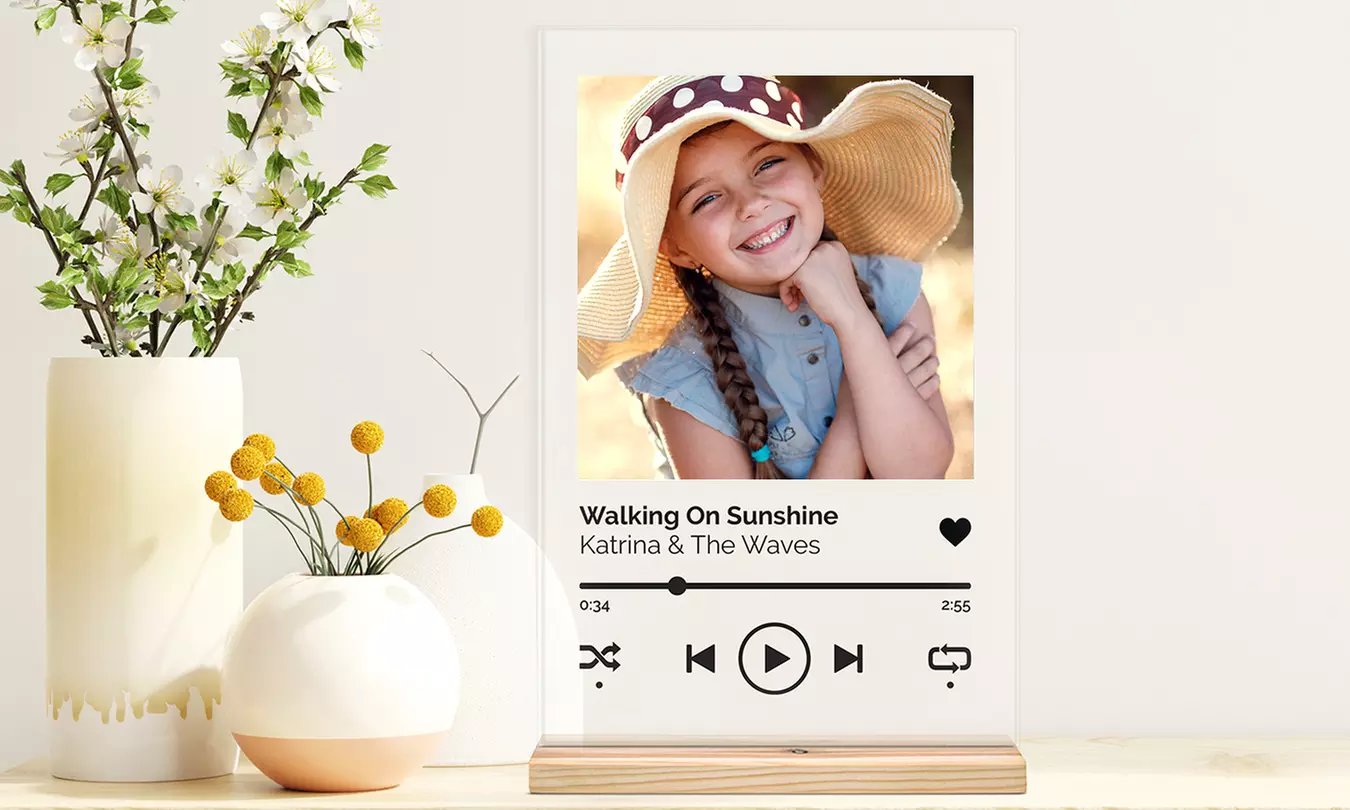 Gepersonaliseerde muziekplaat