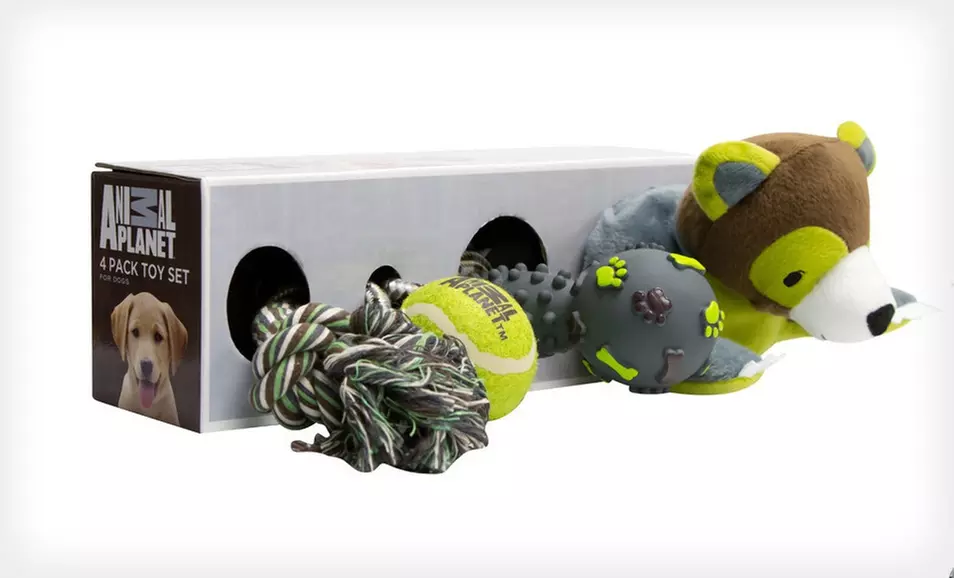 $9.99 for a Four-Pack of Animal Planet Dog Toys ($24.13 List Price) - Primary Image