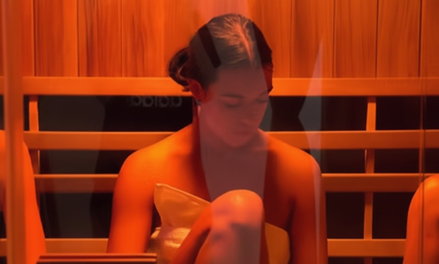 Image 16: Infrared Sauna with Red Light Therapy for 1 or 2 people