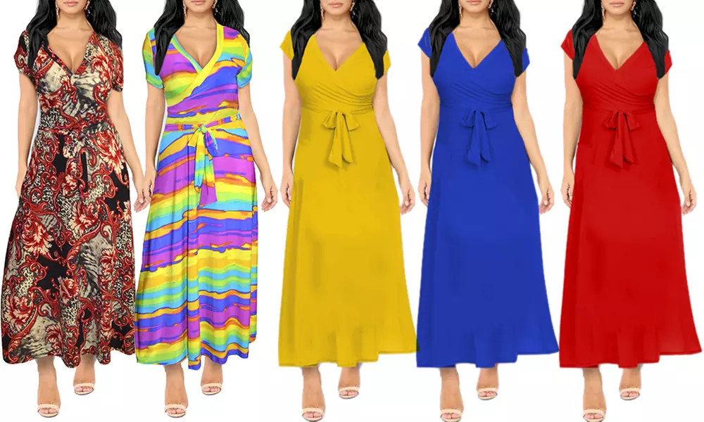 Women's Plus Size Maxi Dress. Multiple Styles Available. - Primary Image