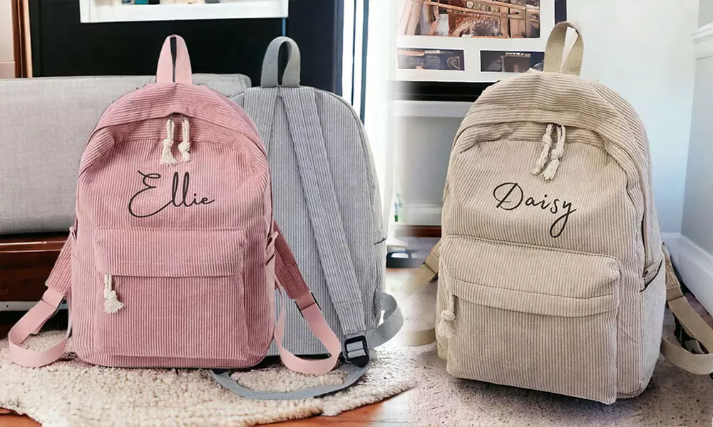 Baby-Latz, Rucksack, Kulturbeutel oder Babydecke mit Bestickung