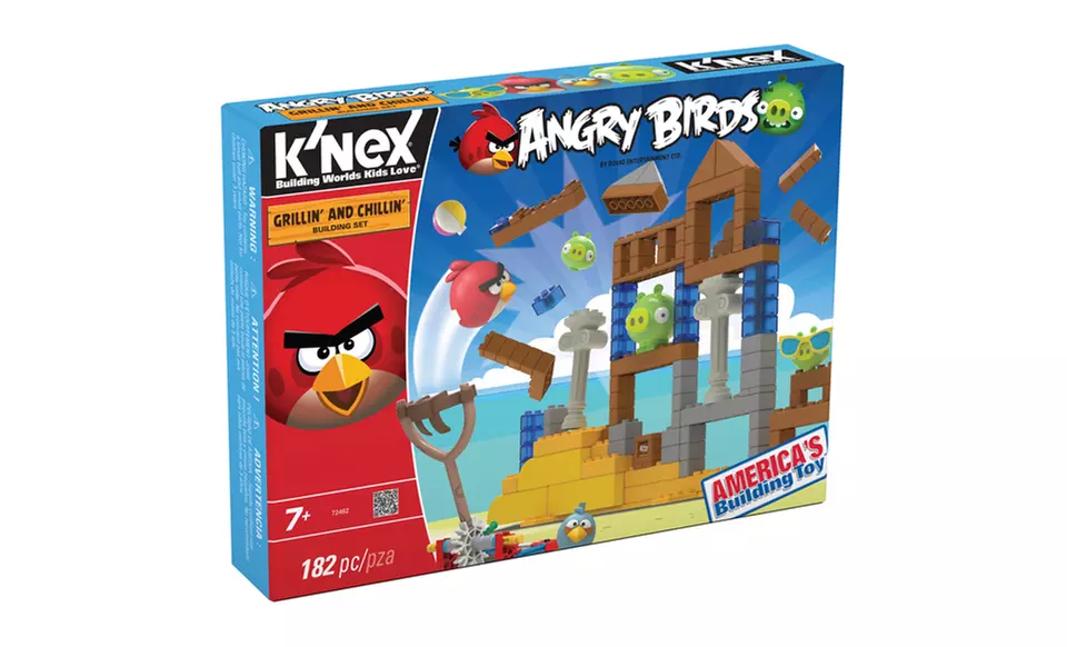 K'NEX Angry Birds All Hams on Deck or Grillin' and Chillin' Building Set. Free Returns. - Second Medium