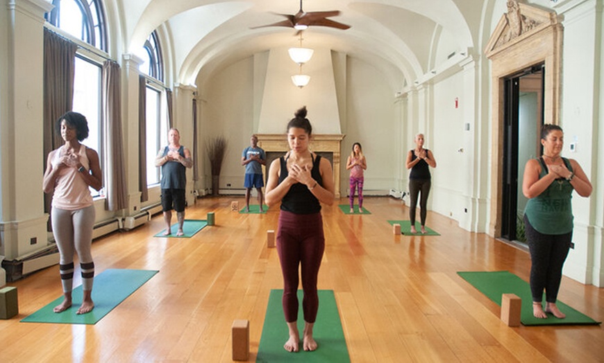 Image 1: Find Peace with 3 Drop-In, 2 Weeks  or 1 Month Yoga Classes at Breathing Room CT (Up to 68% Off)