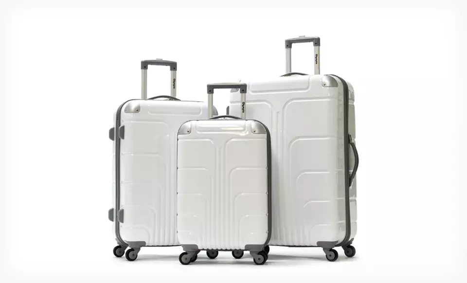 Olympia Hancock, Iceberg, or Palm Beach 3-Piece Luggage Set (Up to 67% Off). Free Shipping and Returns. - Second Medium