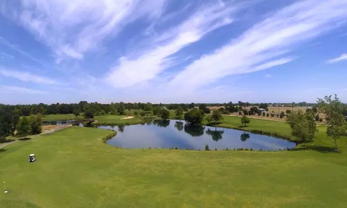 $69 for 18-Hole Round of Golf for Two with Cart and Range Balls at Cherry Island Golf Course ($113 Value) - Primary Image