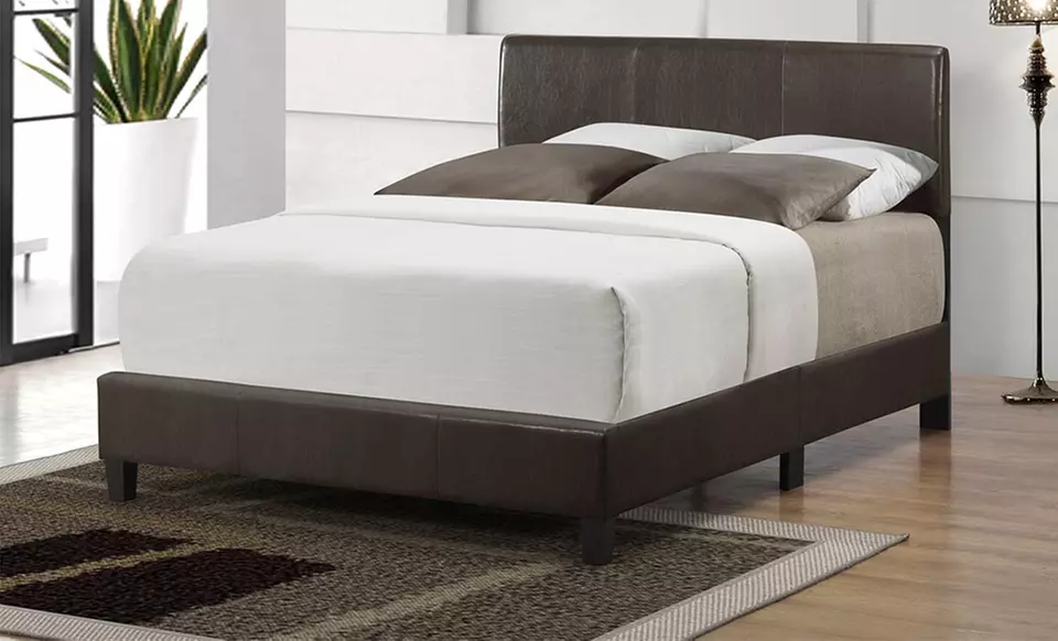 Luca Simple Upholstered Beds from $149–$299 - Primary Image