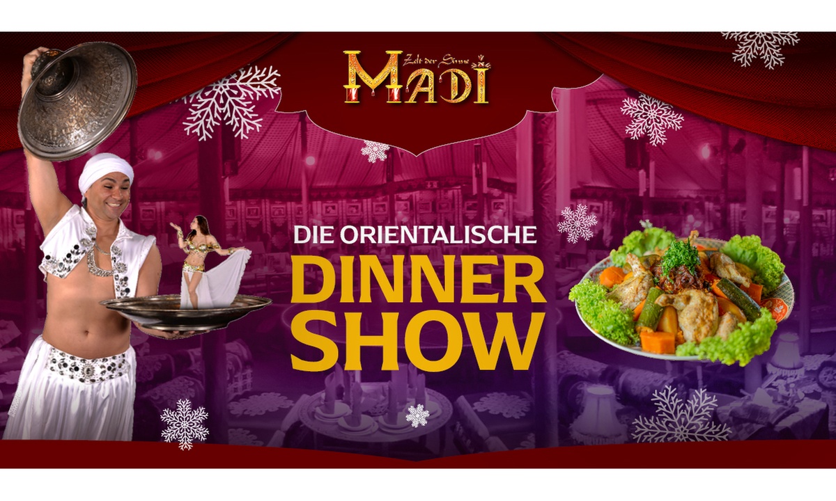 Dinnershow „Mirage“ oder Märchenbrunch: 1 Ticket im April bis Juni