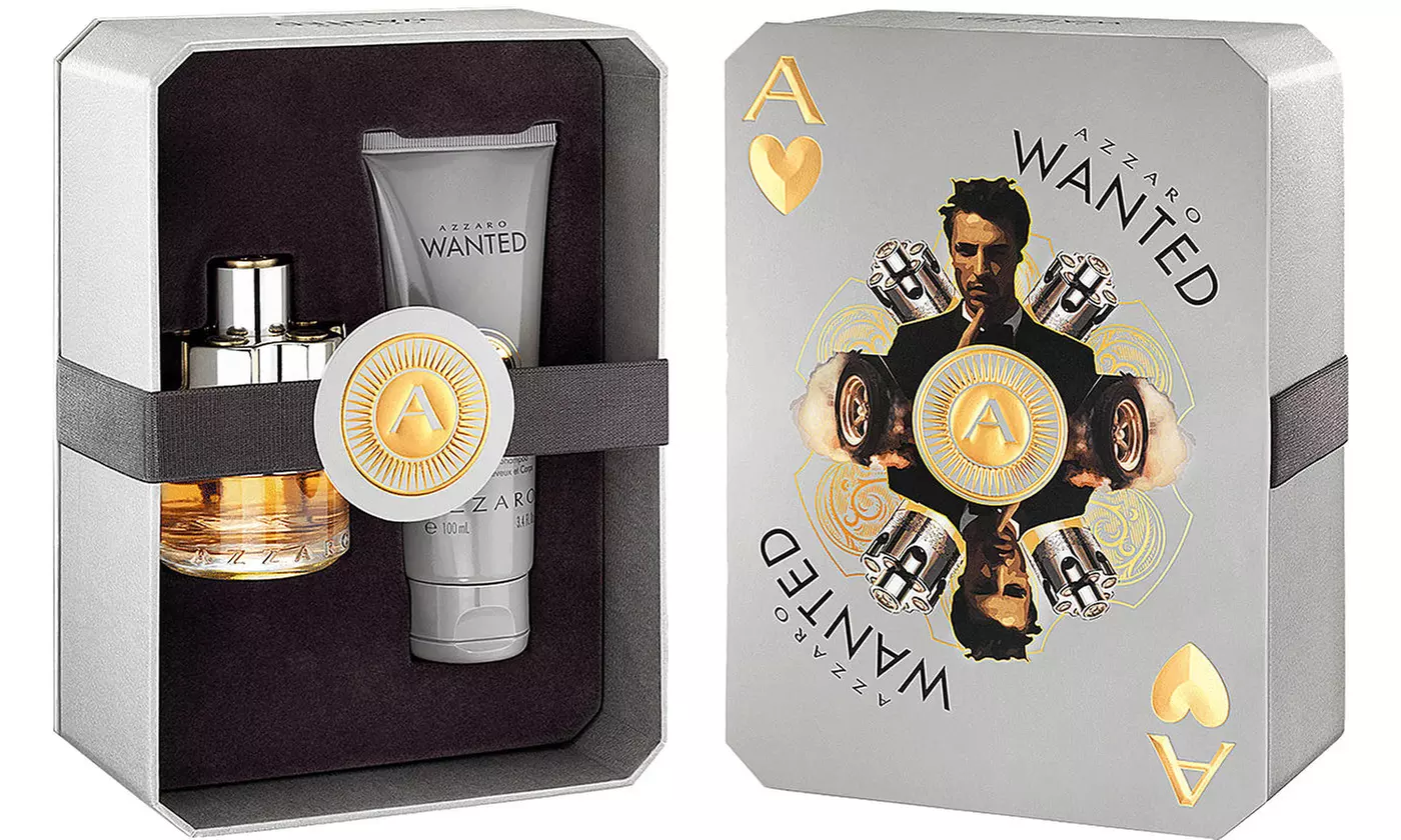1 ou 2 coffrets eau de toilette Wanted d'Azzaro 50 ml et gel douche et shampoing 100 ml - Primary Image