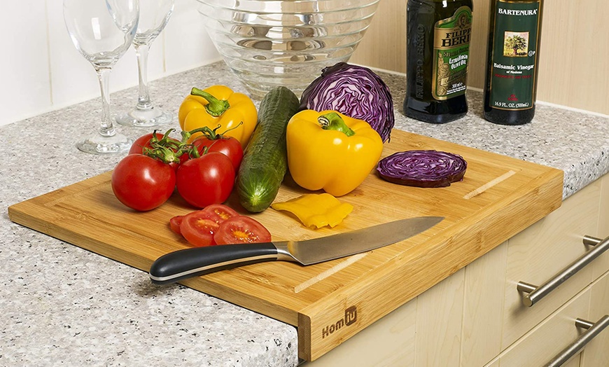 Image 1: Counter Edge Bambo Chopping Board