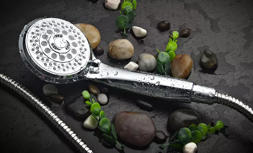 HotelSpa Ultra-Luxury Spiral 30-Setting 3-Way Twin Shower Head - Second Medium